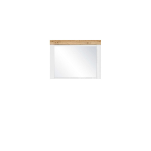 Καθρέφτης Holten white/wotan oak/white shine Μ92,5 X Π2,2 X Y70