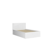 Κρεβάτι Tetrix white gloss Μ129 (sleeping surface width: 120) X Π204,5 (sleeping surface lenght: 200) X Y95/40,5