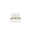 Κρεβάτι Tetrix white gloss Μ129 (sleeping surface width: 120) X Π204,5 (sleeping surface lenght: 200) X Y95/40,5