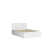 Κρεβάτι Tetrix white gloss Μ149 (sleeping surface width: 140) X Π204,5 (sleeping surface lenght: 200) X Y95/40,5