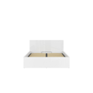 Κρεβάτι Tetrix white gloss Μ169 (sleeping surface width: 160) X Π204,5 (sleeping surface lenght: 200) X Y95/40,5