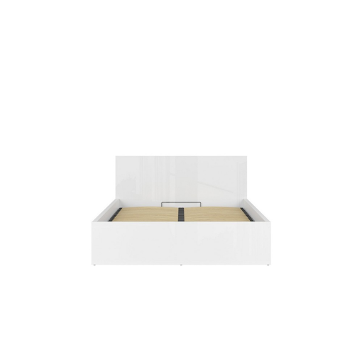 Κρεβάτι Tetrix white gloss Μ169 (sleeping surface width: 160) X Π204,5 (sleeping surface lenght: 200) X Y95/40,5