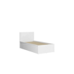 Κρεβάτι Tetrix white gloss Μ99 (sleeping surface width: 90) X Π204,5 (sleeping surface lenght: 200) X Y95/40,5