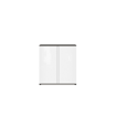 Παπουτσοθήκη Graphic grey wolfram/white gloss (laminate) Μ85,5 X Π38,5 X Y91,5