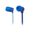 Στερεοφωνικά ακουστικά με μικρόφωνο (ψείρες), με βύσμα jack 3.5mm, σε μπλε χρώμα.
