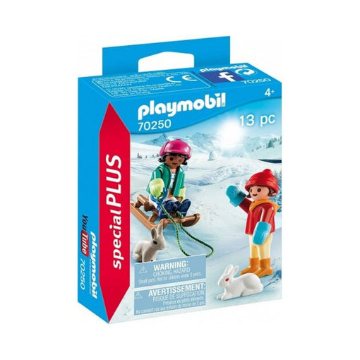 Playmobil Special Plus Παιδάκια Με Έλκηθρο 70250