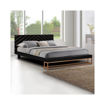 ΚΡΕΒΑΤΙ SHERRI HM8358 ΑΠΟ ΜΑΣΙΦ ΞΥΛΟ MANGO ΜΕ ΜΕΤΑΛΛΙΚΑ ΠΟΔΙΑ