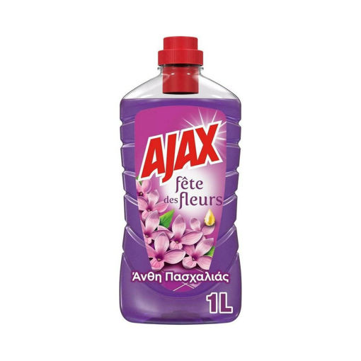 Ajax υγρό καθαριστικό πατώματος γιορτή λουλουδιών άνθη πασχαλιάς (1000ml)
