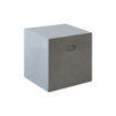 CONCRETE Cubic Σκαμπώ Cement Grey 37x37x40cm