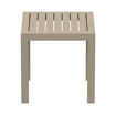 Τραπεζάκι Πολυπροπυλενίου Ocean Taupe 45X45X45εκ.