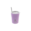 Coffee Mug Save The Aegean Ποτήρι Θερμός με Καλαμάκι Lavender Purple 350ml