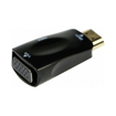 (p) CABLEXPERT HDMI TO VGA AND AUDIO ADAPTER, SINGLE PORT,BLACK