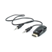(p) CABLEXPERT HDMI TO VGA AND AUDIO ADAPTER, SINGLE PORT,BLACK