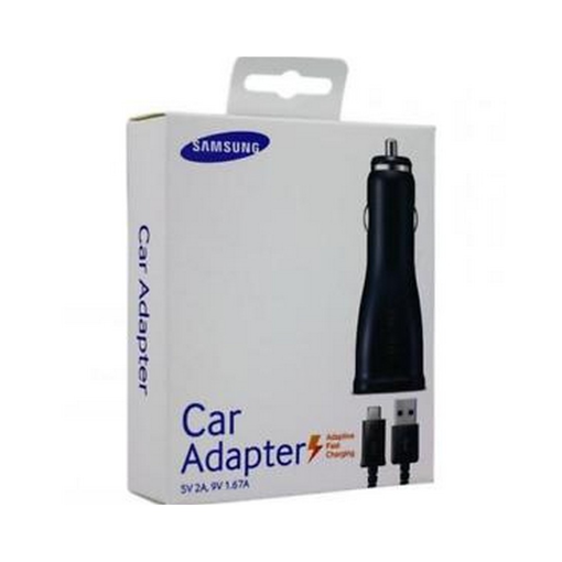SAMSUNG FAST CAR CHARGER MICRO USB BLACK BLISTER