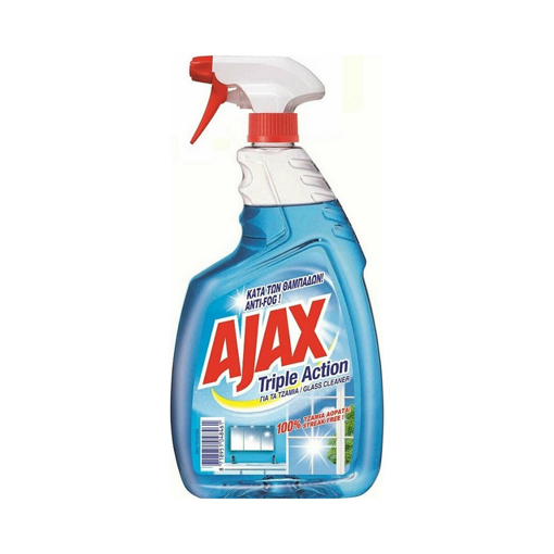 AJAX GLASS CLEANER TRIPPLE ACTION 750 ML