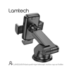 LAMTECH TELESCOPIC SUCTION CUP CAR HOLDER BLACK