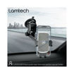 LAMTECH TELESCOPIC SUCTION CUP CAR HOLDER BLACK