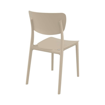 Καρέκλα Πολυπροπυλενίου Monna Taupe 45Χ53Χ82εκ.