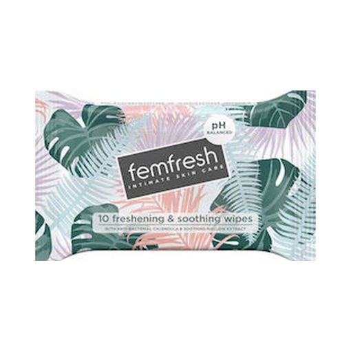 FEMFRESH FRESH&SOOTHING POCKET WIPES