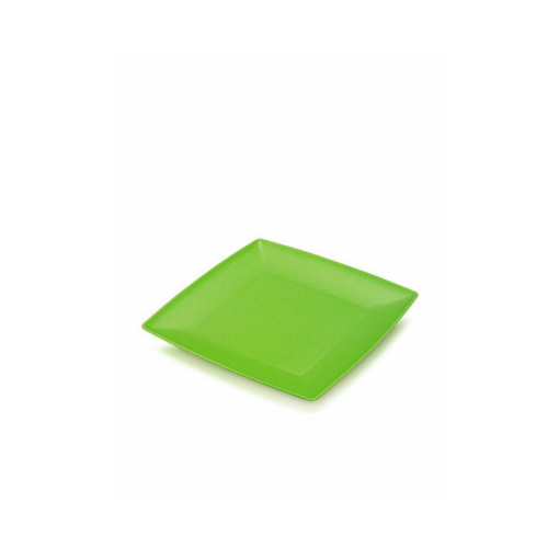Viosarp Πιάτο Γλυκού Πλαστικό Πράσινο 19x19cm