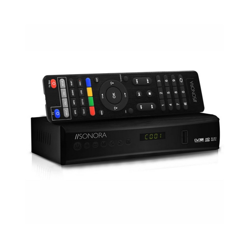 Επίγειος ψηφιακός δέκτης MPEG-4 / H.265 / Full HD, με τηλεχειριστήριο 2 σε1 για δέκτη και τηλεόραση.