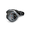 (p) CABLEXPERT POWER ADAPTER CORD (C14 MALE TO SCHUKO FEMALE)