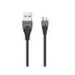 Καλώδιο USB 2.0 A σε Micro-USB, 1.2m, σε μαύρο/γκρι χρώμα.