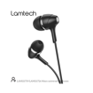 LAMTECH FASHIONABLE 3,5MM EARPHONES WITH MIC BLACK
