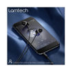 LAMTECH FASHIONABLE 3,5MM EARPHONES WITH MIC BLACK