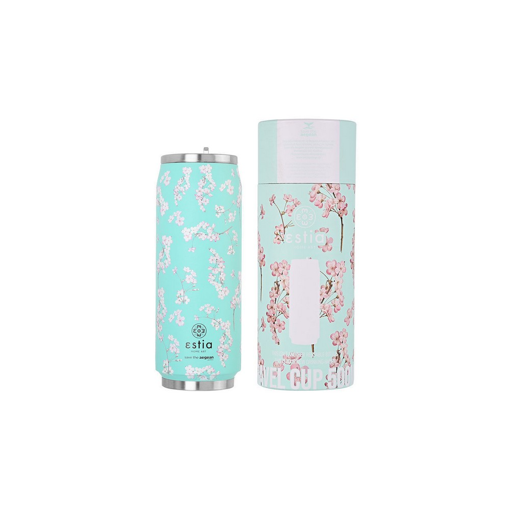 TRAVEL CUP SAVE THE AEGEAN 500ml BLOSSOM GREEN