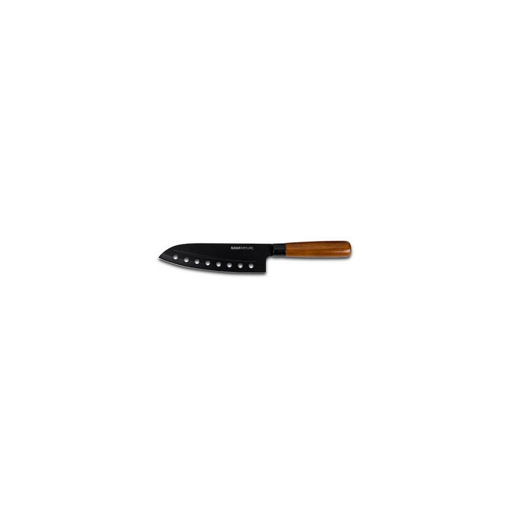 Ατσάλινο μαχαίρι Santoku Nature με ξύλινη λαβή και αντικολλητική επίστρωση 29.5cm