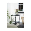 ENVY TROLLEY ΜΑΥΡΟ ΜΕΤΑΛΛΙΚΟ-ΓΥΑΛΙ ΜΑΥΡΟ 73X43X70ΕΚ.