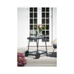 ENVY TROLLEY ΜΑΥΡΟ ΜΕΤΑΛΛΙΚΟ-ΓΥΑΛΙ ΜΑΥΡΟ 73X43X70ΕΚ.