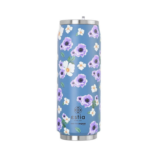 TRAVEL CUP SAVE THE AEGEAN 500ml GARDEN BLUE