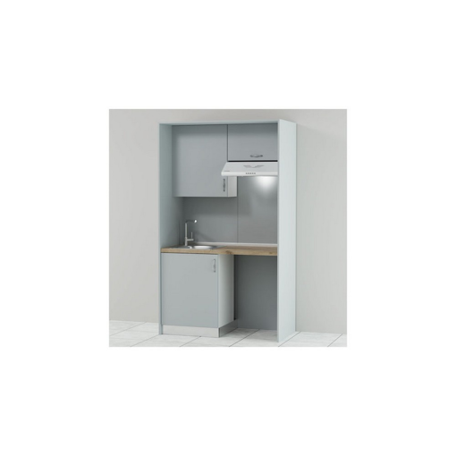 ΠΟΛΥΚΟΥΖΙΝΑΚΙ Σετ 11τεμαχίων Γκρι 123.2x61.8x209.6cm (για νεροχύτη 44x44cm,)