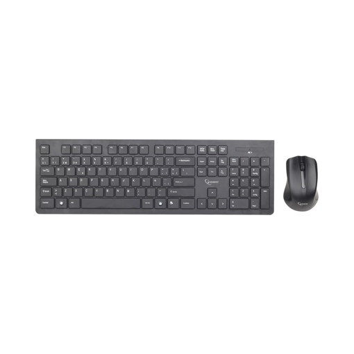 GEMBIRD WIRELESS CHOCOLATE DESKTOP SET GREEK LAYOUT BLACK