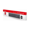 GEMBIRD WIRELESS CHOCOLATE DESKTOP SET GREEK LAYOUT BLACK
