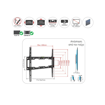 ΒΑΣΗ TV-LCD ΣΤΑΘΕΡΗ ΕΩΣ 1650ΜΜ 65" 50ΚΛ ΜΑΥ