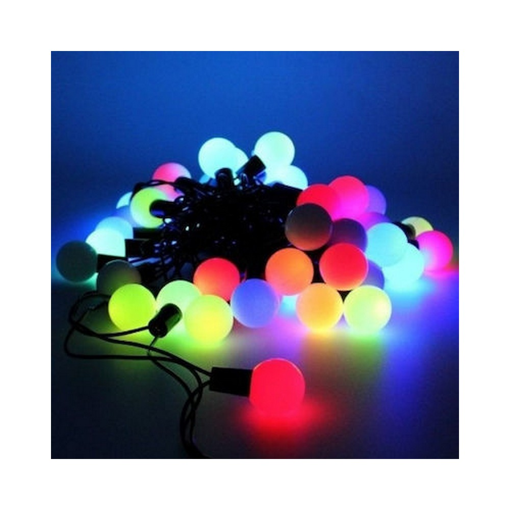 ( P ) ΦΩΤ.100L ΜΕΓΑΛΗ ΜΠΑΛΑ LED ΜΕ ΠΡΟΓ.ΜΑΥΡ ΚΑΛ.-ΛΕΥΚΟ ΛΑΜ.1CM 31V