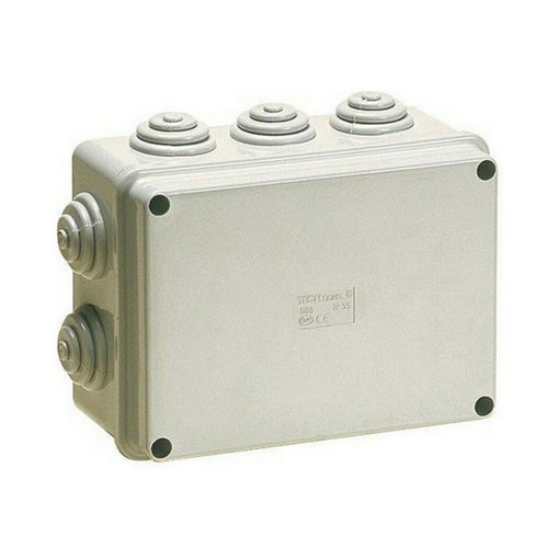 ΚΟΥΤΙΑ ΕΞΩΤΕΡΙΚΑ ΣΤΕΓΑΝΑ 150Χ110Χ70 Μ.Β IP65 (008) ΓΚΡΙ