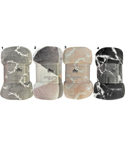TNS/150PR ΚΟΥΒΕΡΤΑ FLANNEL ΜΟΝΗ ΕΜΠΡ 150Χ220,200GSM, 4ΣΧ 20