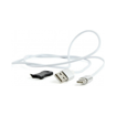 CABLEXPERT MAGNETIC USB TYPE-C CABLE 1M BLISTER SILVER
