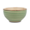 Μπωλ Δημητριακών Lines Oil Green Στρογγυλό 14cm