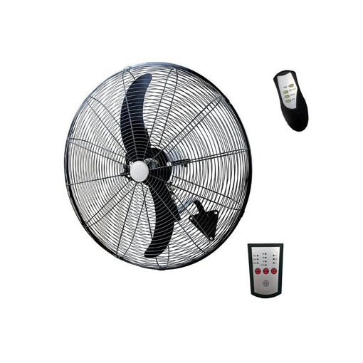 ΑΝΕΜΙΣΤΗΡΑΣ ΜΕΤΑΛΛΙΚΟΣ ΤΟΙΧΟΥ Φ66 ΜΑΥΡΟΣ 180W ΜΕ ΚΟΝΤΡΟΛ