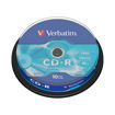 VERBATIM CD-R 10 TUB 52X80 MIN