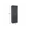 Παπουτσοθηκη Ξυλινη Με 6 Ραφια 60X43X180.5Εκ. Dark Grey Hm2379.10