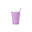 Coffee Mug Save The Aegean Ποτήρι Θερμός με Καλαμάκι Lavender Purple 350ml