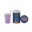 Coffee Mug Save The Aegean Ποτήρι Θερμός με Καλαμάκι Lavender Purple 350ml