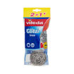 Vileda Glitzi Inox Σετ Συρμάτινα Σφουγγάρια Πιάτων Ασημί 2+1τμχ
