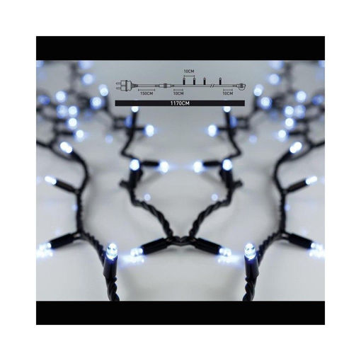 ΦΩΤ 100 LED ΣΕ ΣΕΙΡΑ ΜΕ ΕΠΕΚΤΑΣΗ ΠΡΑΣ